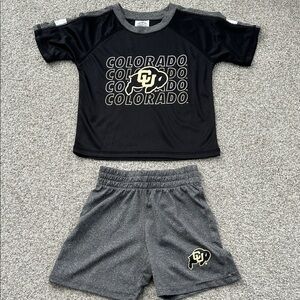 Black and Gray Colorado Athletic Set